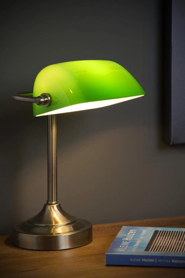 Lucide BANKER - Bureaulamp - 1xE14 - Brons - sfeer 2